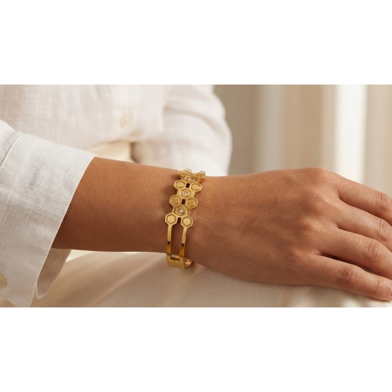 Florium™ : Sleek Cuff Bracelet   [BRSSCF-08]
