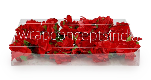 Flowers on stick - Red