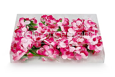 Flowers on stick - Bright Pink