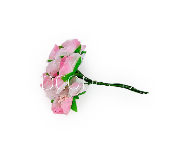 Flower On Stick - Baby Pink & White