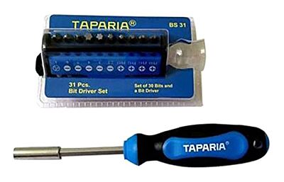 TAPARIA Bit Driver Set Bit Driver in CRV 6L BS 31