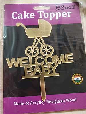 Acrylic Topper Baby Shower Acrylic Topper Baby Shower