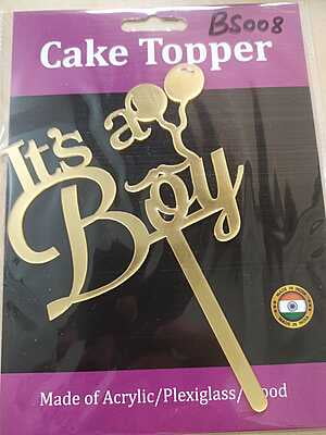 Acrylic Topper Baby Shower Acrylic Topper Baby Shower