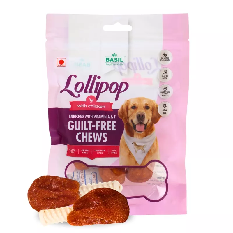 Basil Chicken and Peanut Butter Turtle Shaped Chew Treats for Dogs