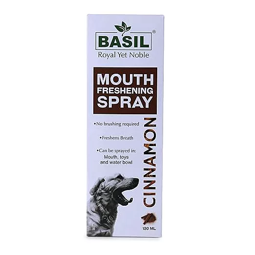 Basil Cinnamon Mouth Freshening Spray for Pets
