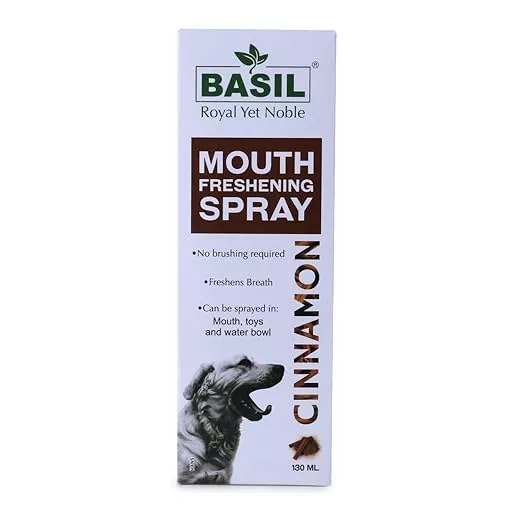 Basil Cinnamon Mouth Freshening Spray for Pets