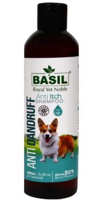 Basil Anti Dandruff and Anti Itch Shampoo for Dogs and Cats