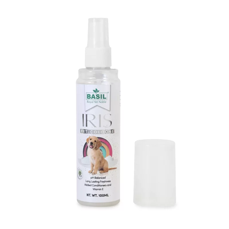 Basil Iris Pet Cologne Spray for Dogs and Cats