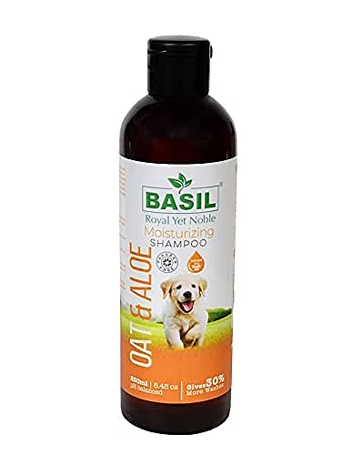 Basil Oat & Aloe Moisturising Shampoo for Dogs and Cats
