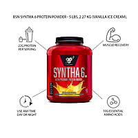 BSN Syntha 6 Protein Powder - 5 lbs, 2.27 kg (Vanilla Ice Cream)