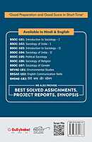 IGNOU BSOC-103 - Introduction to Sociology-II, Latest CBCS Help Book Edition