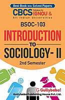 IGNOU BSOC-103 - Introduction to Sociology-II, Latest CBCS Help Book Edition