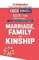IGNOU BSOE-146 - Marriage, Family and Kinship, Latest CBCS Help Book Edition