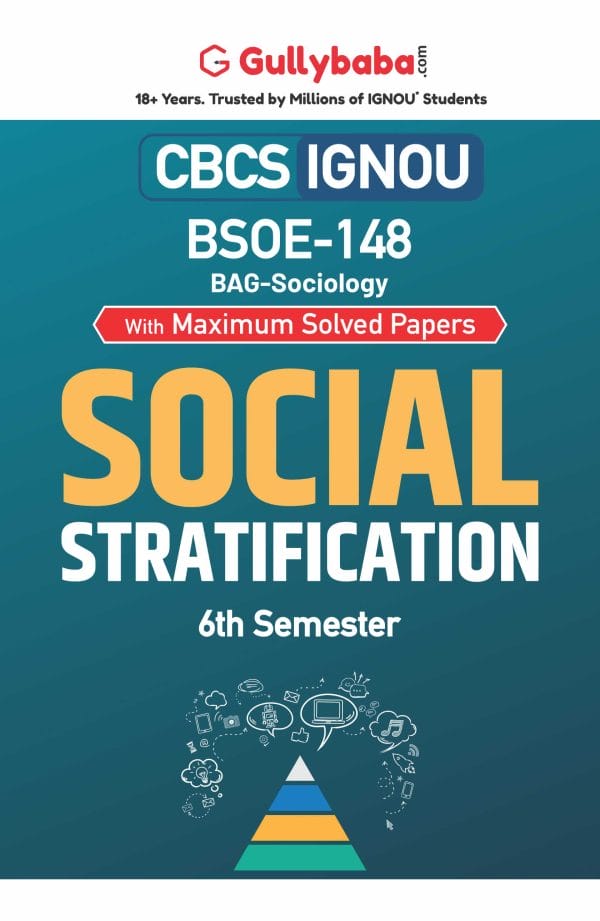 IGNOU BSOE-148 - Social Stratification, Latest CBCS Help Book Edition