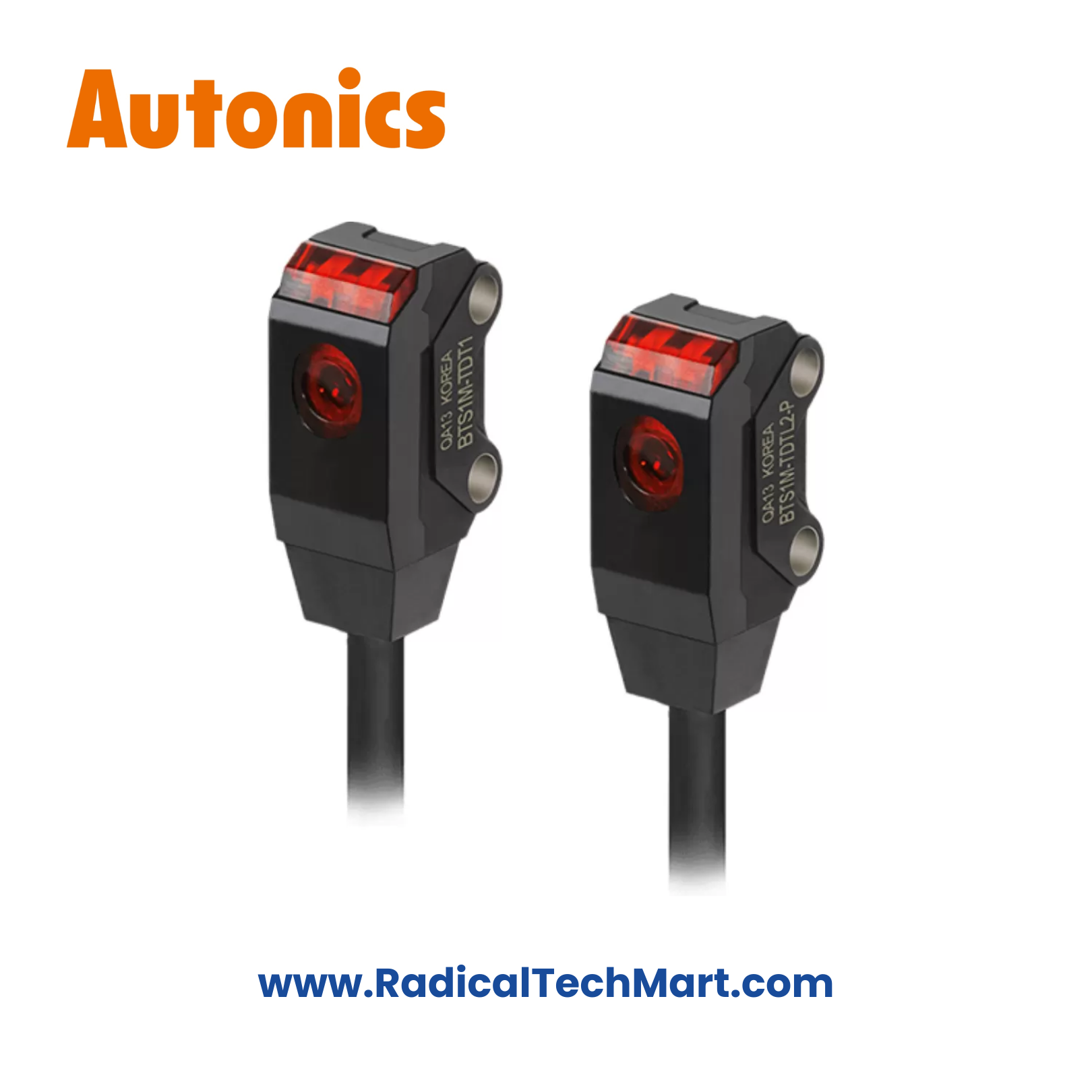 Autonics BTS1M-TDTL-P Through-Beam Photoelectric Sensor with 1m Range and PNP Output