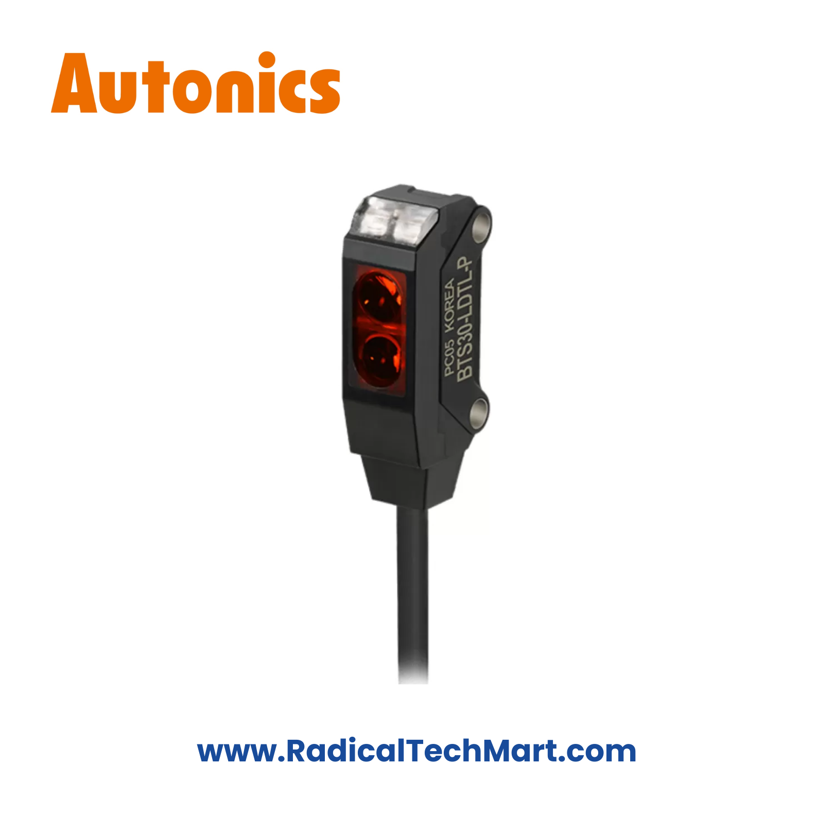 Autonics BTS30-LDTL-P Photoelectric Sensor with 5–30mm range and IP67 protection
