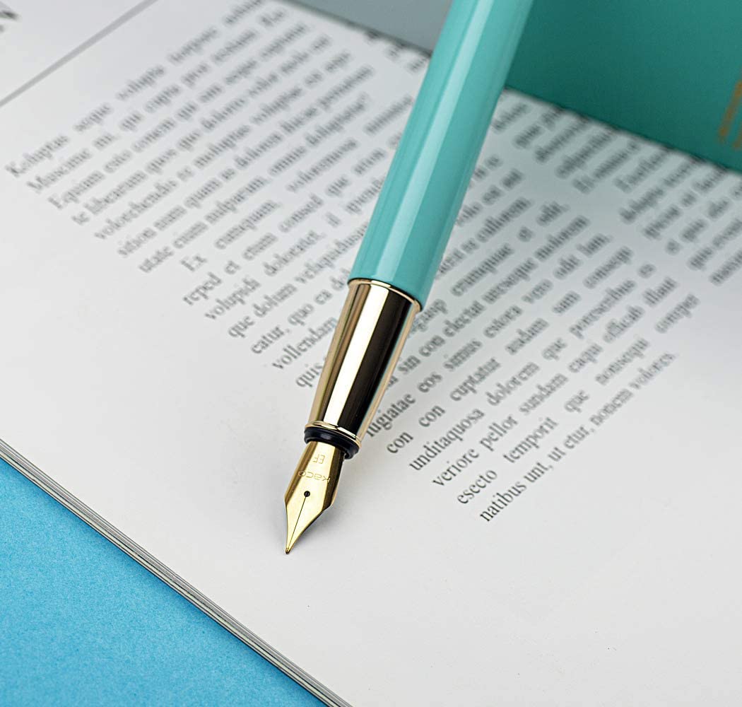 Kaco Brio Fountain Pen Set Turquoise