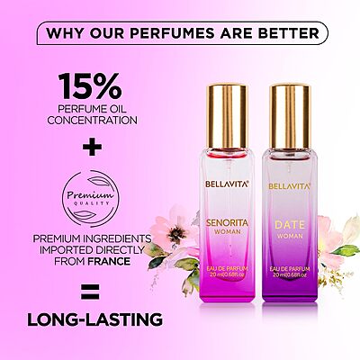 Bella Vita Luxury Perfumes Date Woman Senorita Woman 2x20ml