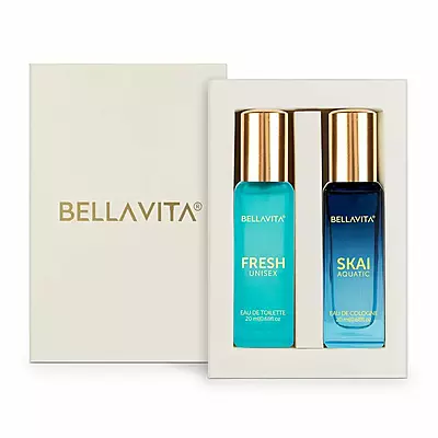 Bellavita Unisex Fresh and Skai 2x20ML Bellavita Unisex Fresh and Skai 2x20ML