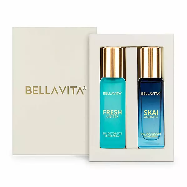 Bellavita Unisex Fresh and Skai 2x20ML Bellavita Unisex Fresh and Skai 2x20ML