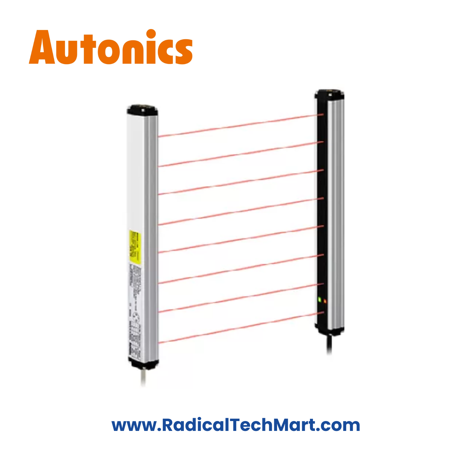 Autonics BW40-16P Area Sensor – Through-beam Type with 16 Optical Axes