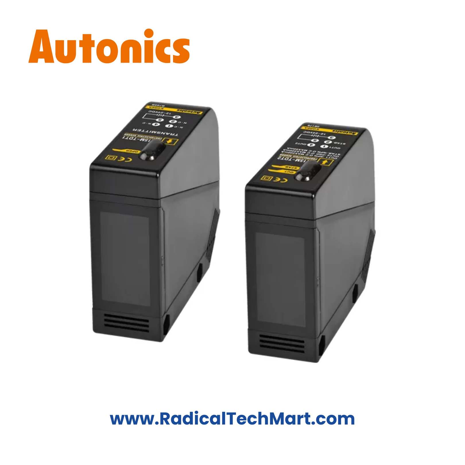 Autonics BX15M-TDT Photoelectric Sensor with 15m Detection, Dual Output, IP65
