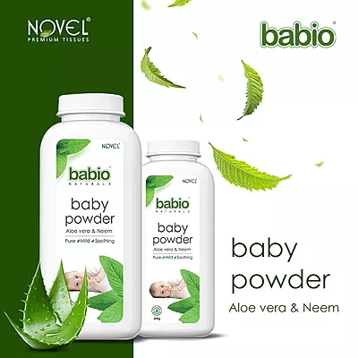Novel Babio Baby Powder with Aloe Vera & Neem 200g