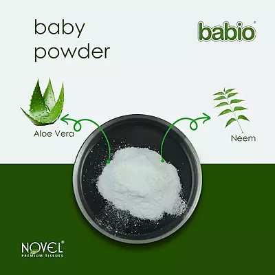 Novel Babio Baby Powder with Aloe Vera & Neem 200g