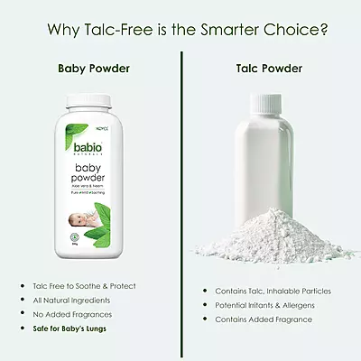 Novel Babio Baby Powder with Aloe Vera & Neem 200g