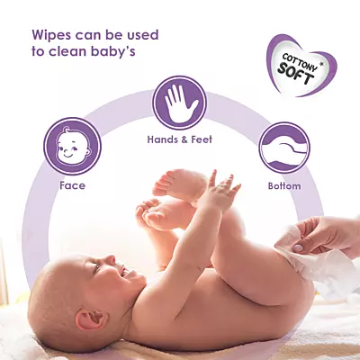 Babio Baby Goat Milk Wipes Deeply Moisturizing & Gentle 72 Sheets Pack of 2 with Lid