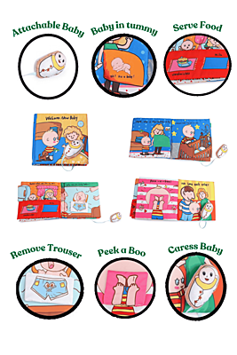 Quiet Book - Welcome New Baby Quiet Book - Welcome New Baby