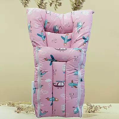 Kinder County Baby Carry Nest Bed | 3 in 1 Cotton Carry Baby Aero Print