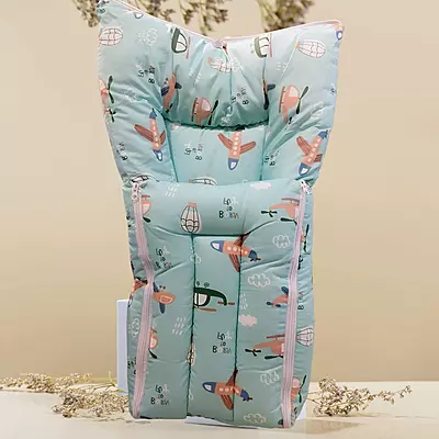 Kinder County Baby Carry Nest Bed | 3 in 1 Cotton Carry Baby Aero Print