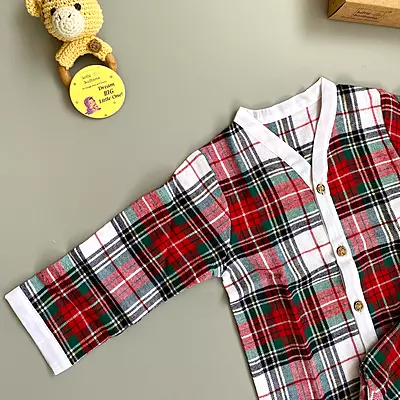 Cotton Kids Co-ord Set for Christmas | Unisex Toddler Clothing
