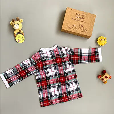 Cotton Kids Co-ord Set for Christmas | Unisex Toddler Clothing