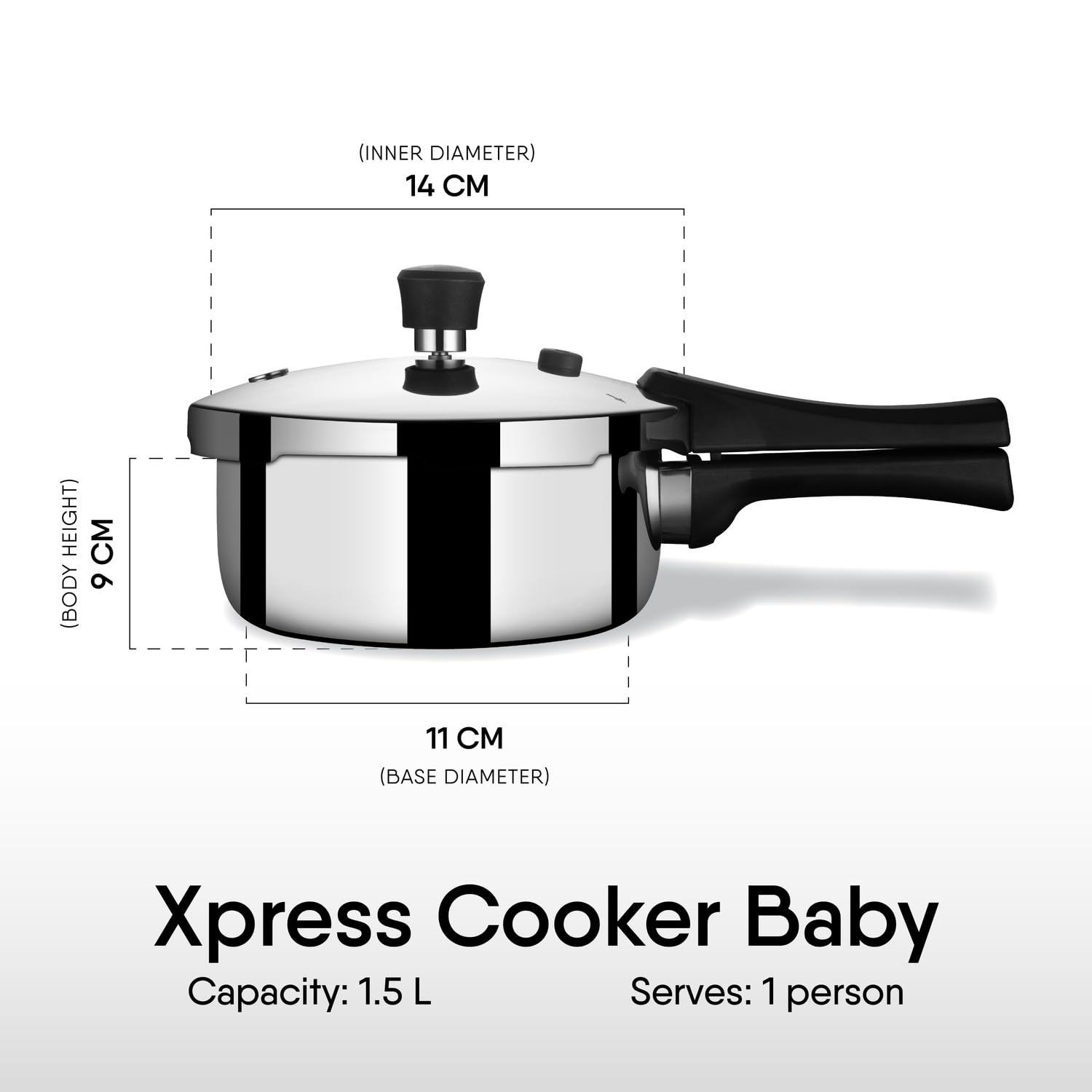 Stahl Xpress Triply Pressure Cooker