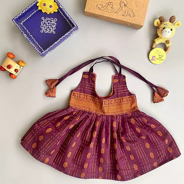 Newborn Baby Girl Cotton Dress (0-6 months) 1174