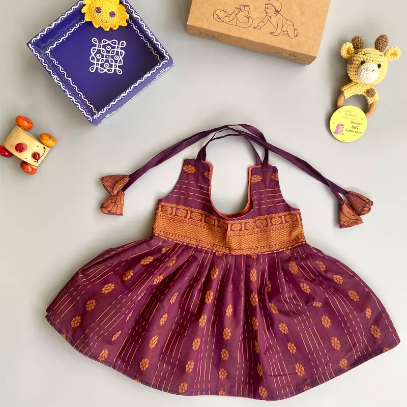 Newborn Baby Girl Cotton Dress (0-6 months) 1174