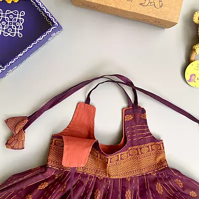 Newborn Baby Girl Cotton Dress (0-6 months) 1174