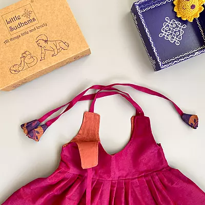 Newborn Baby Girl Cotton Dress (0-6 months) 1176