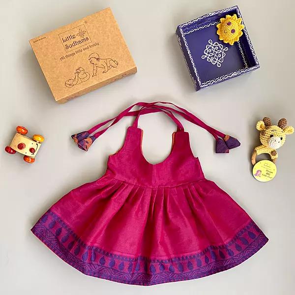 Newborn Baby Girl Cotton Dress (0-6 months) 1176