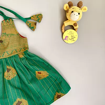 Newborn Baby Girl Cotton Dress (0-6 months) 1175