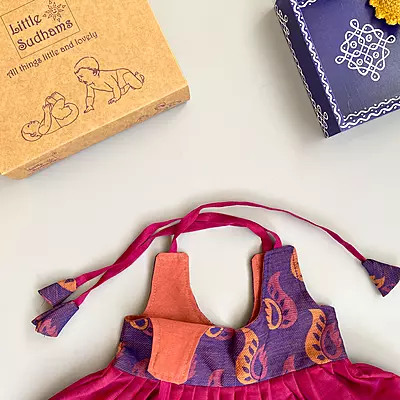 Newborn Baby Girl Cotton Dress (0-6 months) 1177