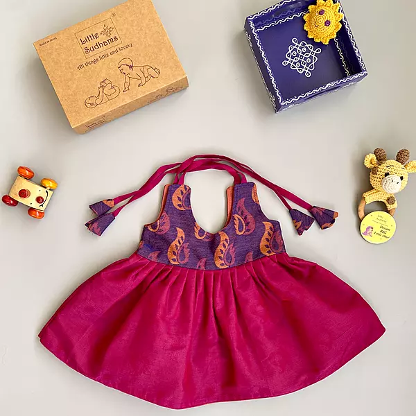 Newborn Baby Girl Cotton Dress (0-6 months) 1177