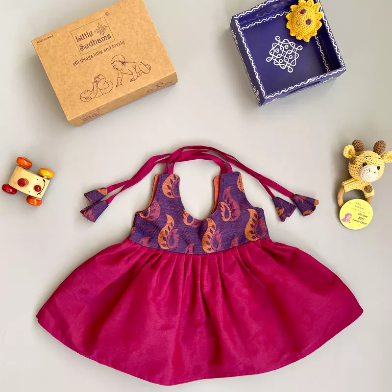 Newborn Baby Girl Cotton Dress (0-6 months) 1177