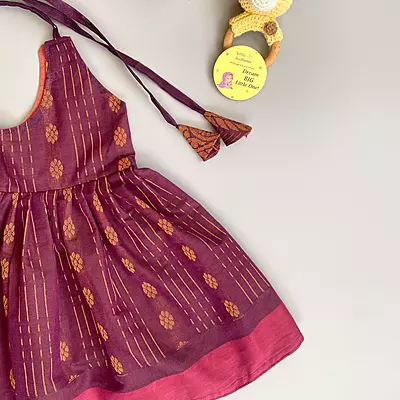 Newborn Baby Girl Cotton Dress (6-12 months) 6137