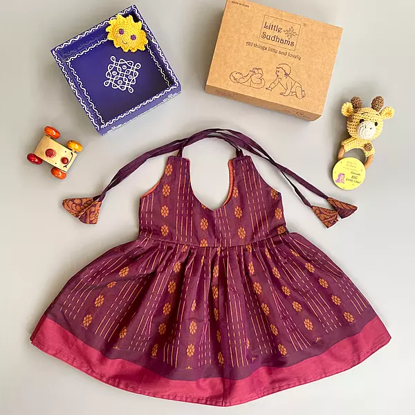 Newborn Baby Girl Cotton Dress (6-12 months) 6137