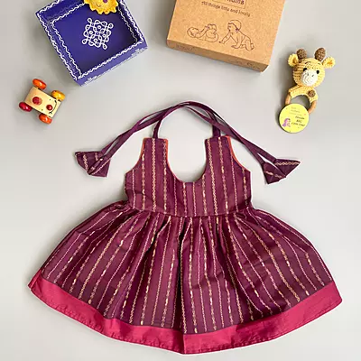 Newborn Baby Girl Cotton Dress (6-12 months) 6139