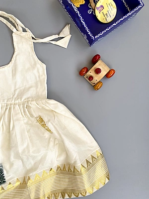 Newborn Baby Girl Cotton Dress (6-12 months) 6136