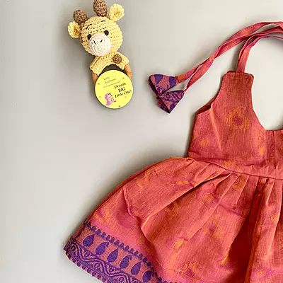 Newborn Baby Girl Cotton Dress (6-12 months) 6146
